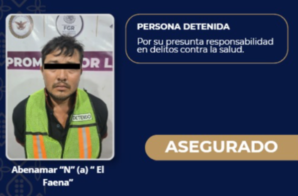 Detienen a “El Faena” durante operativo en Macuspana