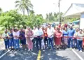 Gobierno de Tabasco impulsa obras carreteras y deportivas en Comalcalco