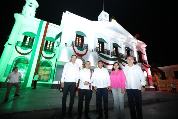 Tabasco enciende luces y da inicio a Fiestas Patrias