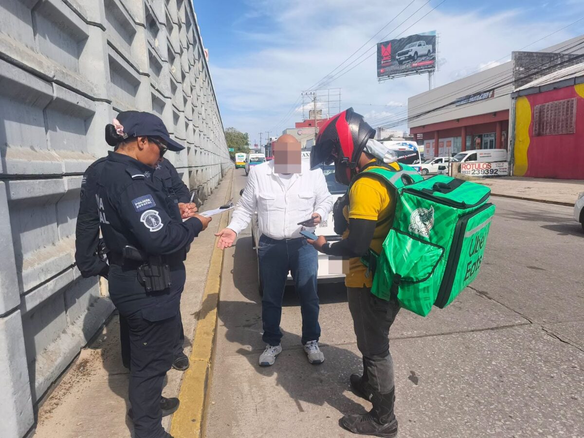 Refuerza Policía Metropolitana vigilancia a motociclistas en Centro