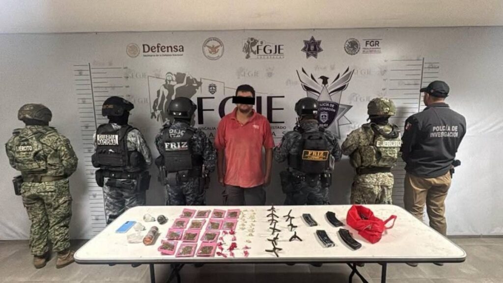 Cae presunto implicado en ataque contra comandancia de Ojocaliente, Zacatecas