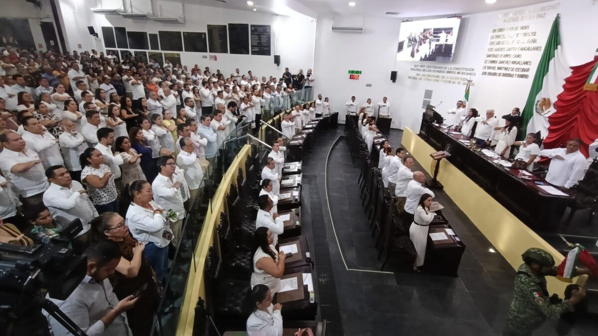Congreso de Tabasco abre Primer Período Ordinario de Sesiones