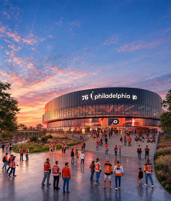 Philadelphia prepara nueva casa para 76ers y Flyers rumbo a 2030