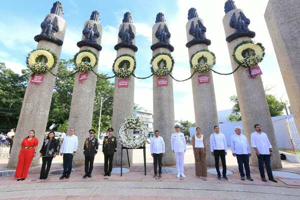 Encabeza Javier May conmemoración del CLXXIX Aniversario de la Gesta Heroica de los Niños Héroes