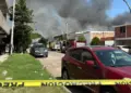 Fuego moviliza a cuerpos de emergencia en Los Mochis