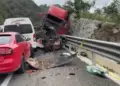 Tragedia en Chiapas: dos muertos y 10 heridos en accidentes sobre autopista de San Cristóbal