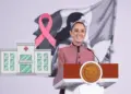 Sheinbaum anuncia 32 centros de atención integral para el cáncer de mama en 2029