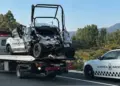 Vuelca vehículo de la Guardia Nacional en carretera Mérida-Campeche; reportan heridos